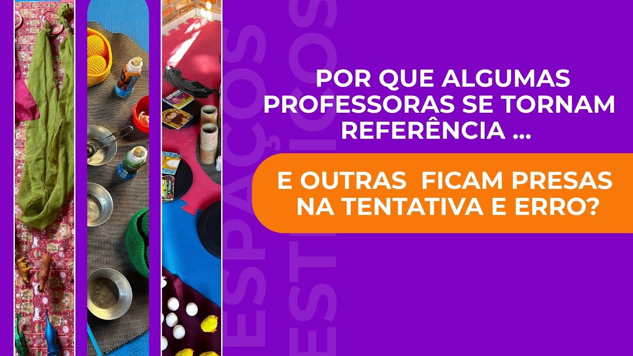 Por que algumas professoras se tornam referência , e outras ficam presas na tentativa e erro?
