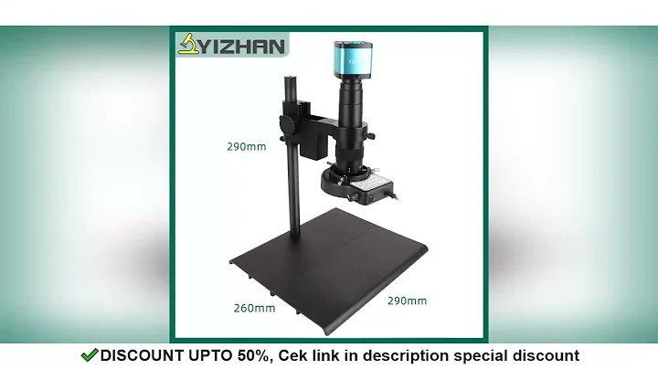 YIZHAN 60MP 48MP 4K USB HDMI VGA Digital Video Monocular Microscope Camera Continus Zoom 180X 215x S