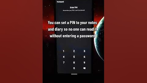 Notepad: notes, to do & diary