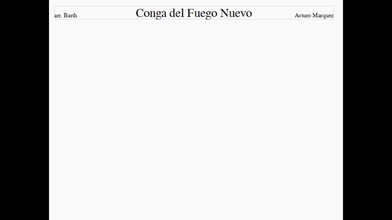 Conga Practice PlayAlong YouTube