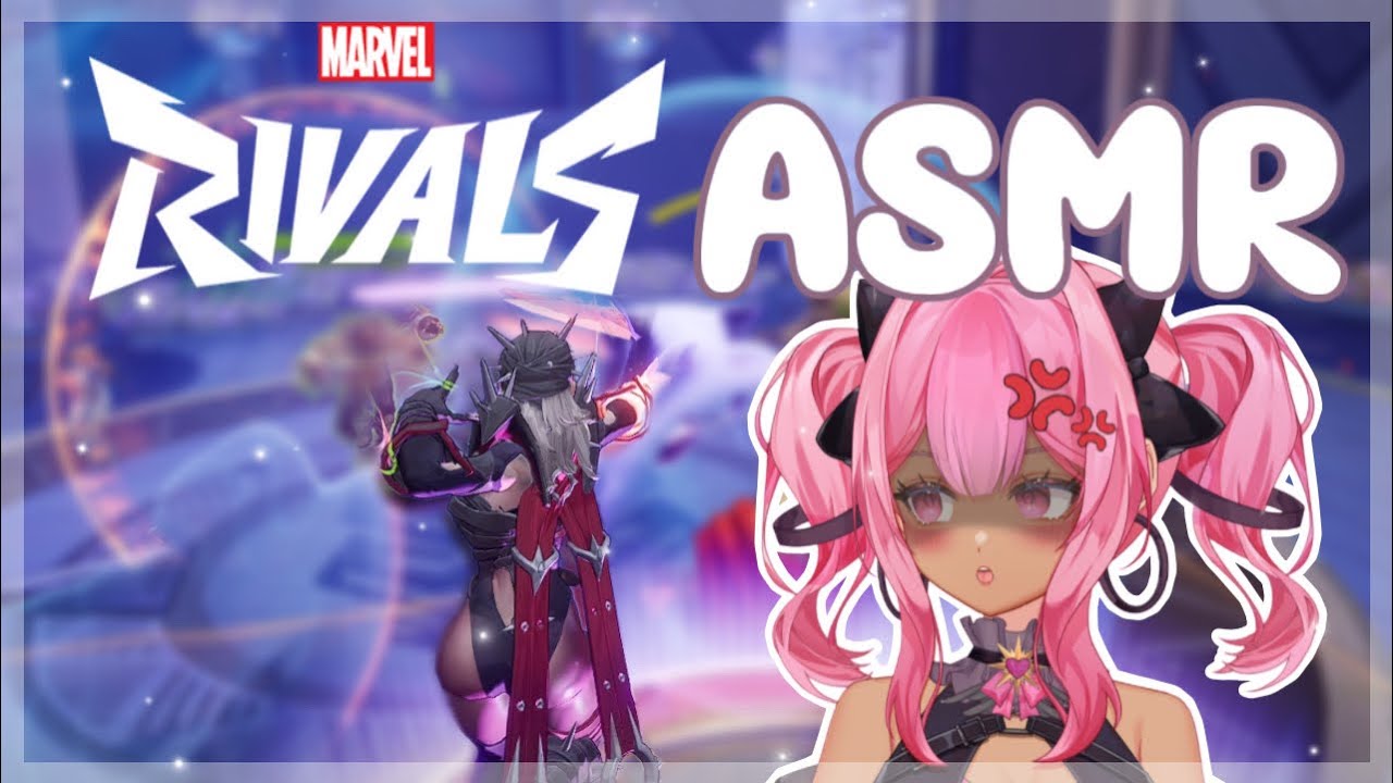 Marvel Rivals ASMR 💗 Relaxing time raging in comp | Whispered Gum Chewing and Keyboard sounds
