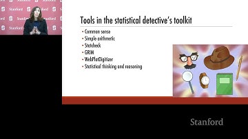 Stanford Webinar: How to Be a Statistical Detective