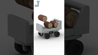 LEGO Firewood Cart Speed Build #letsbuildlego