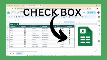 How To Add Check Box In Google Sheets