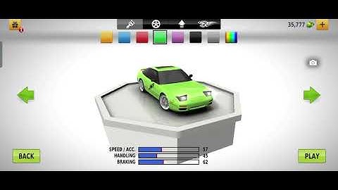 Traffic Racer Android Game Level 14, SpeedACC -57Handling-45Breaking-62Car color unlocked-Green