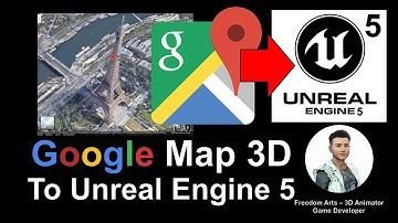 Google Map 3D to Unreal Engine 5 - UE5 Full Tutorial - (English Subtitles)