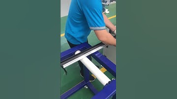 Thermal break aluminum knurling machine