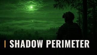 Shadow Perimeter | Military Ambient for Study | Forest Treeline Night