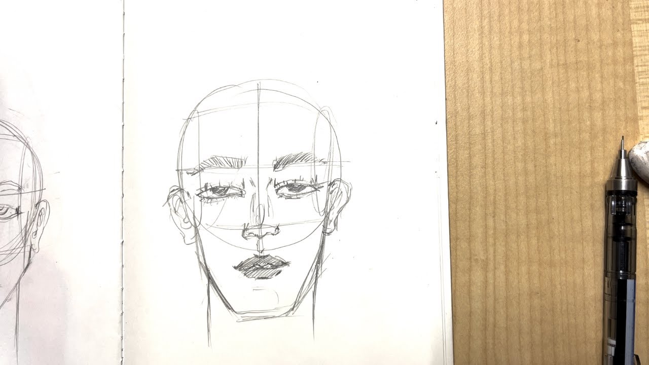 How to draw a face using LOOMIS METHOD?? | Under 5 Minutes? - YouTube