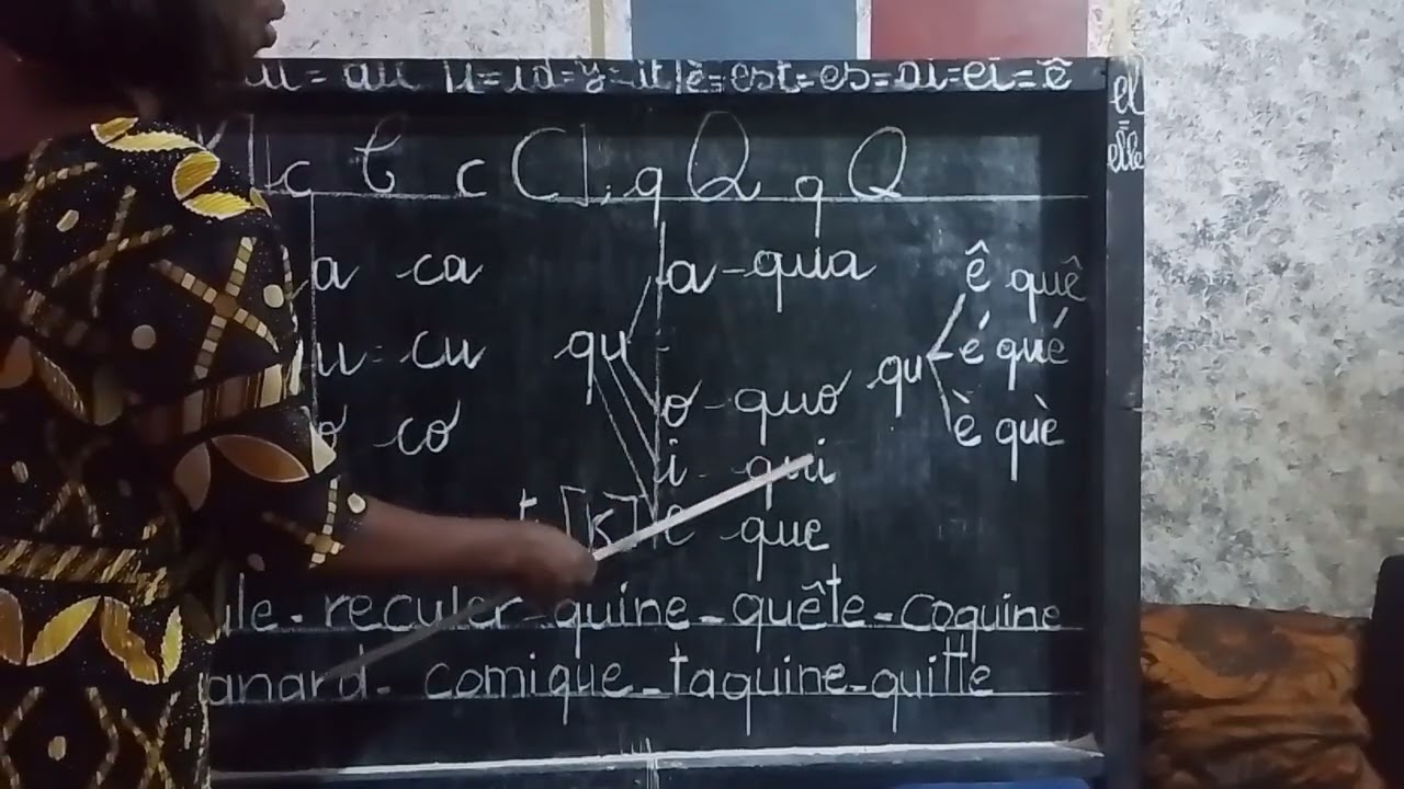 Formation des syllabes avec le son K