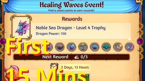 Merge Dragons - Healing Waves Event Part 1 - First 15 Minutes Gameplay