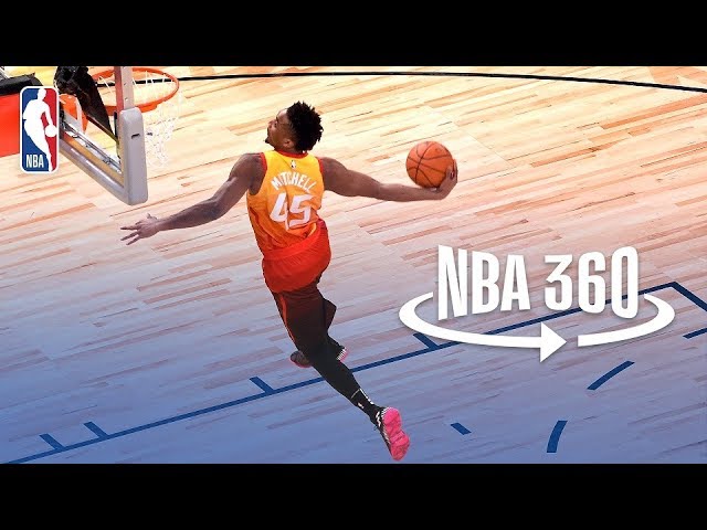 VIDEO: Jazz rookie Donovan Mitchell wins slam dunk contest