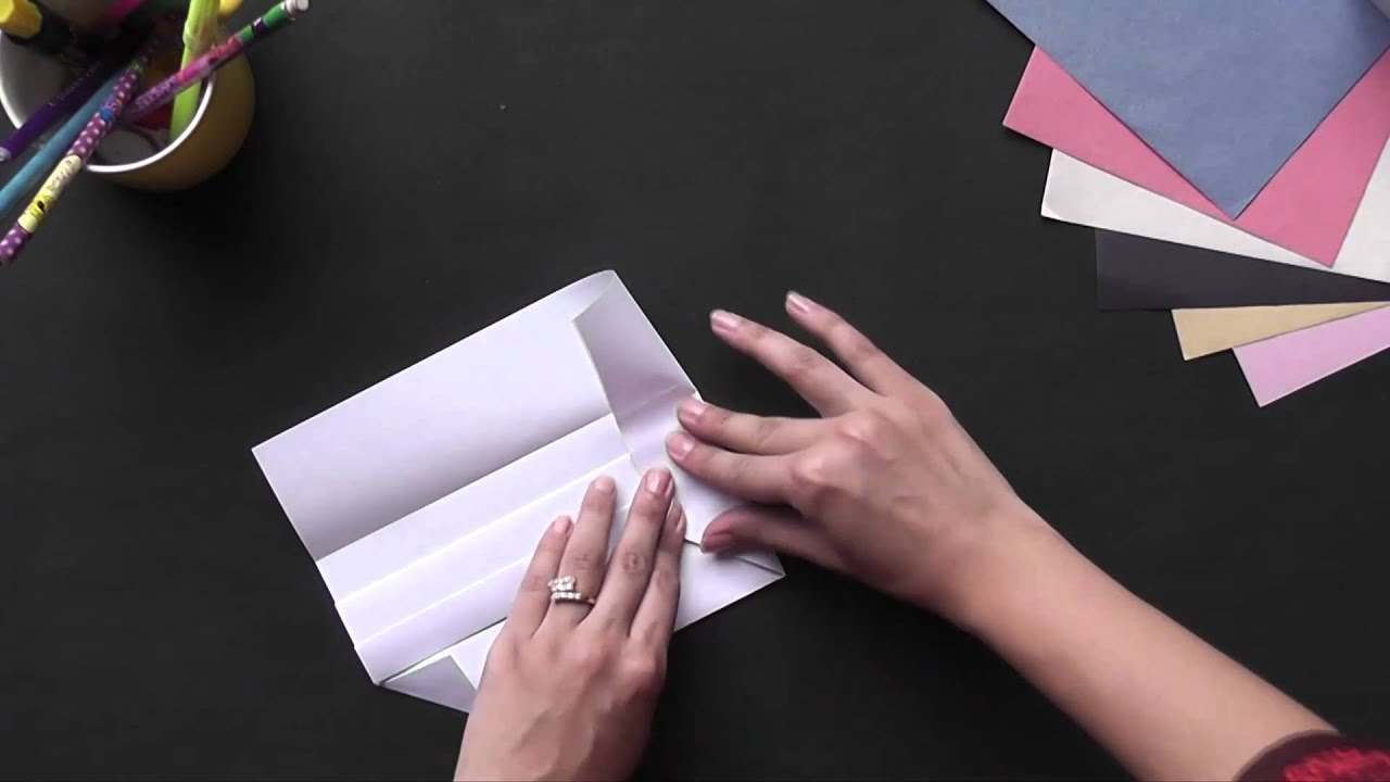 Origami in kannada Learn to make an Envelope YouTube