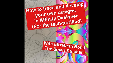 How to trace your designs in Affinity Designer  (for non-tech people and those tech terrified)