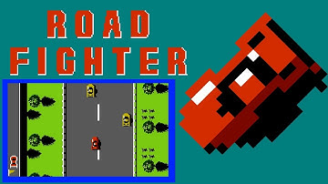 Road Fighter (Famicom, 1985) — 5-Loop Session on Default Difficulty 🎮