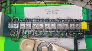 Relay Binary counter