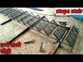 how to Installing stairs || building outdoor iron staircase