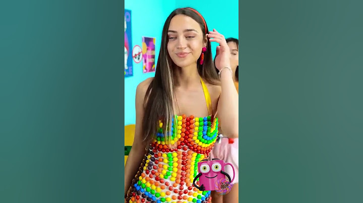 فستان حلوى DIY في الحفلة! 😍🎉
