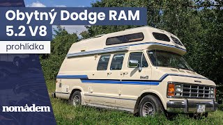 Obytná US dodávka Dodge RAM 5.2 V8