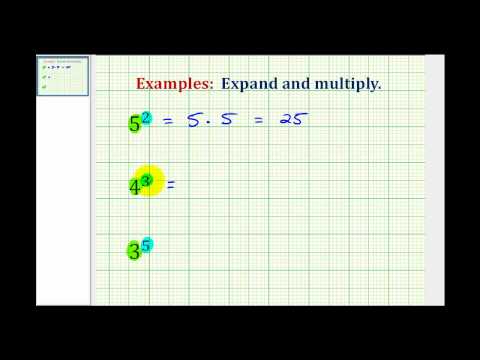 Ex: Evaluate Exponential