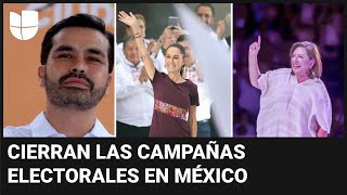 Así Fue El Cierre De Campaña De Los Tres Candidatos A La Presidencia De México