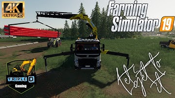 Farming simulator 19 construction pipe job day 4 Ep #59 No man