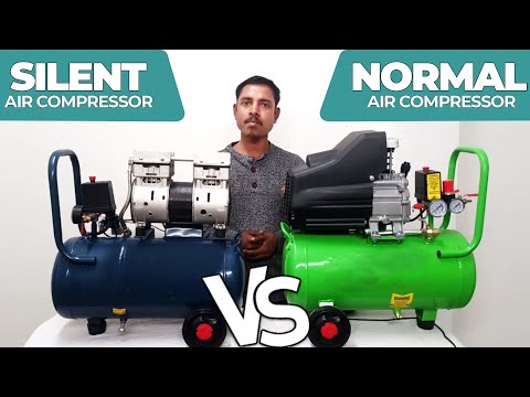 Difference between Silent & Normal Air compressor | Sound Difference | Call Us -