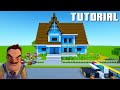 Minecraft Tutorial: How To Make The Hello Neighbour 2 House 910 Friendly Court &quot;Hello Neighbour 2&quot;