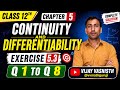 Class 12 Maths Chapter 5 Exercise 5.3 | Q1 to Q8 Continuity and Differentiability | NCERT Solutions