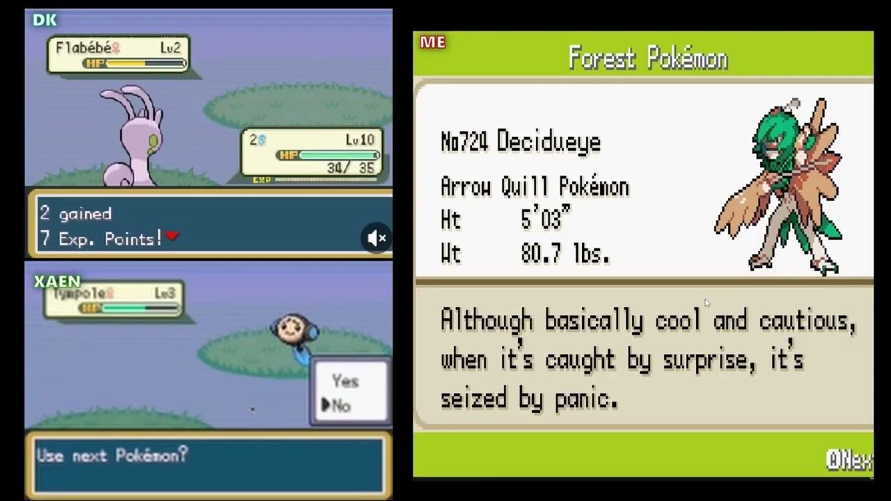We attempted a three way nuzlocke