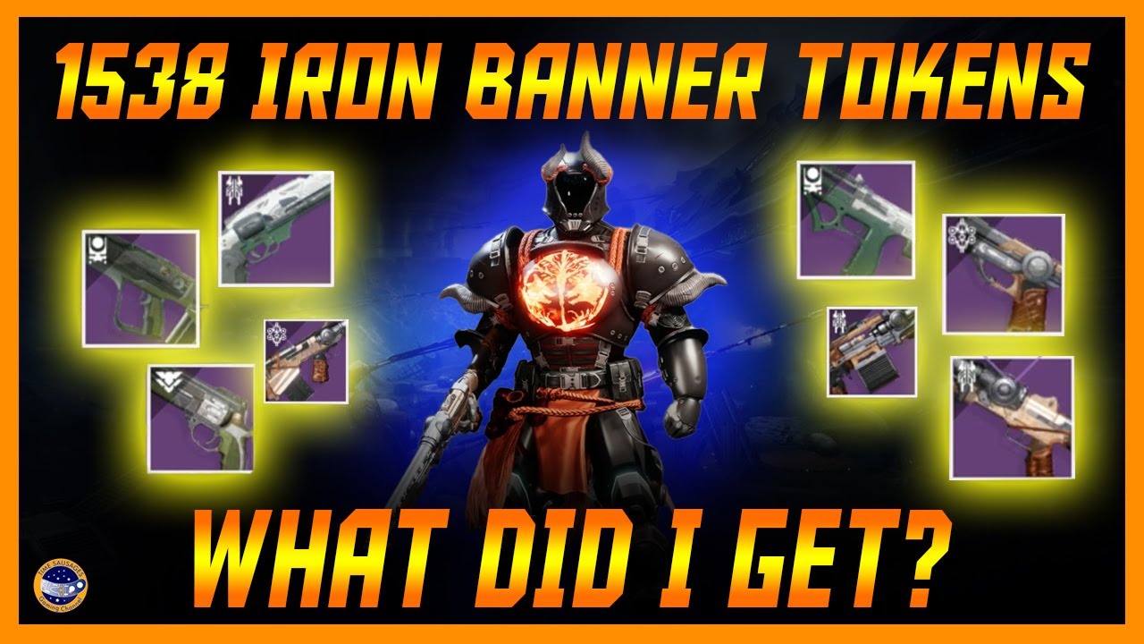 Destiny 2 Iron Banner BIG TOKEN CASH IN!! Any God Rolls? YouTube