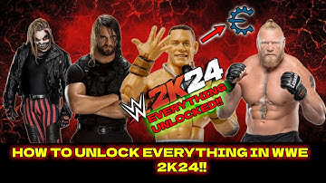 HOW TO UNLOCK EVERYTHING IN WWE 2K24 | MYRISE ITEMS, MYFACTION, SHOWCASE & NPC