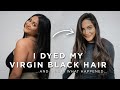 I Dyed My VIRGIN Black Hair & This Is What Happened... | Balayage on Indian Hair