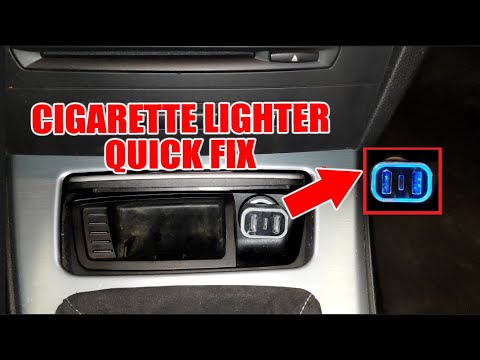 How To Fix Cigarette Lighter Socket | BMW E90 E91 E92 - YouTube