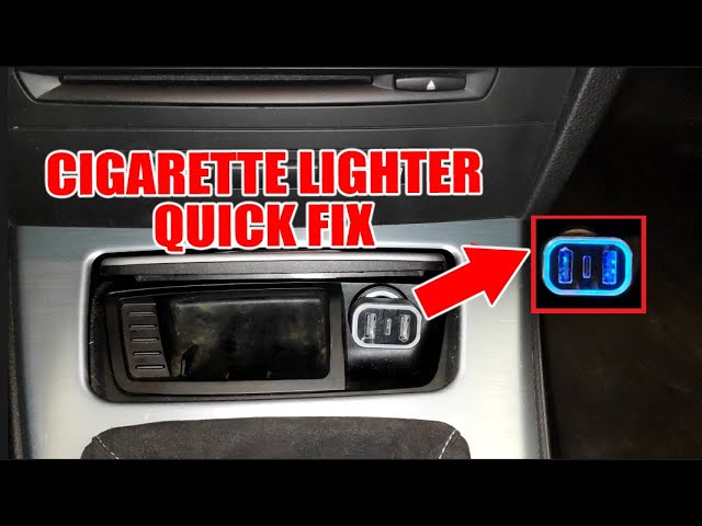 bmw e90 fuse box cigarette lighter How To Fix Cigarette Lighter Socket