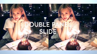 double panel slide tutorial | videostar