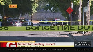 Search on for shooting suspect in Sacramento