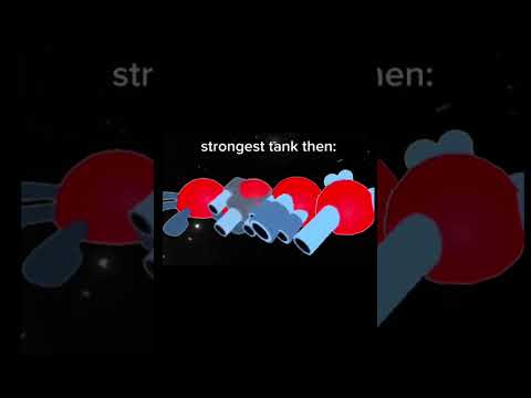 strongest tank now vs then #tankgames #roblox