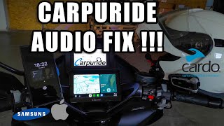 Carpuride Audio Fix  Android Auto/Apple Car Play