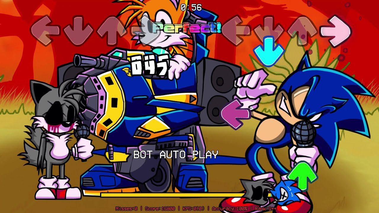 Playable MC Tails.exe e MC sonic.exe for psycho [Friday Night