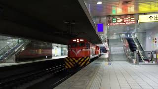 【R魯聲浪炸地下車站】7802次貨物列車通過