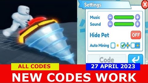 *NEW UPDATE CODES* [UPD] Clicker Mining Simulator ROBLOX | ALL CODES | 26 APRIL 2023
