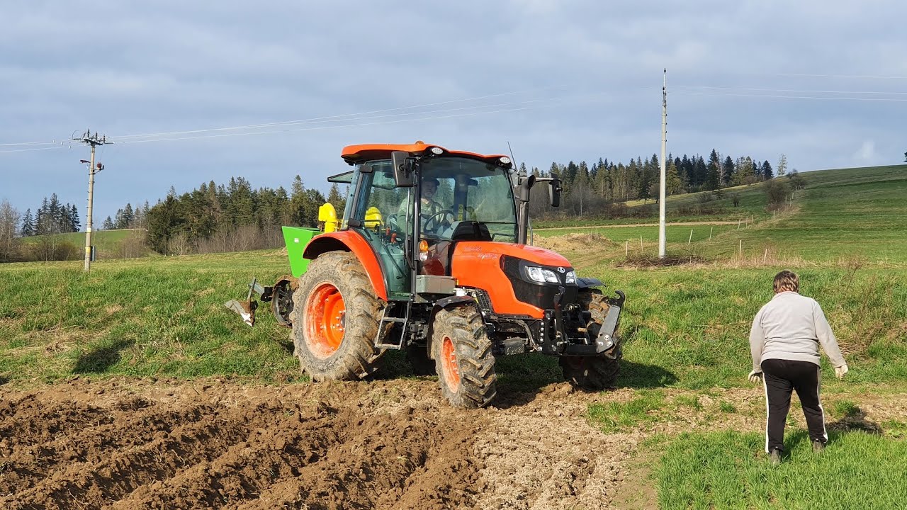 Kubota M4073  Sadenie 20.4.2023