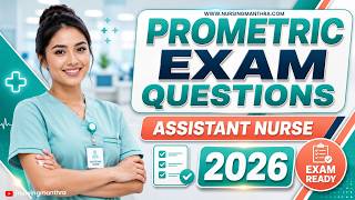 Assistant Nurse Prometric Exam Questions 2026 | Most Expected Prometric Questions & Answers
