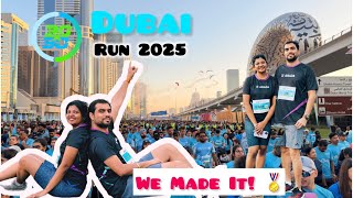 Dubai Run 2025 | The Energy, The Crowd, The Vibes #dubai #india #couple #iphone #viralvideo