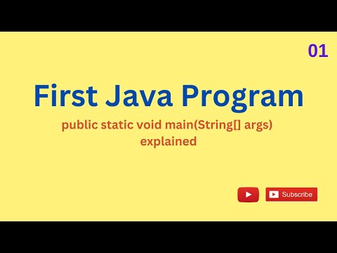 Your First Java Program: Demystifying public static void main()