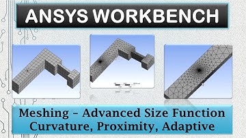 ANSYS Meshing - Advanced Size Function - Curvature, Proximity - 30