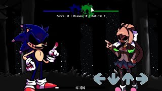 FNF Sonic.Exe vs Monika.Exe - You Can't Run YCR (Ghostlab Remix)(FC)