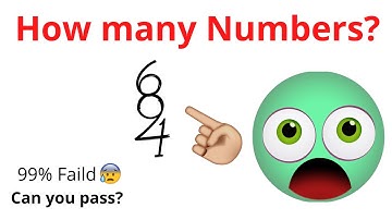 How many numbers can you see? Challenge (99% failed) 😲