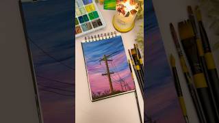 Easy gouache art tutorial for #beginners #artwork #art #artist #ytshorts #yttutorial #tutorial